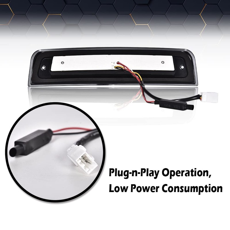 PIT66 LED Bar 3rd Brake Light, Compatible with 2009-2017 Dodge