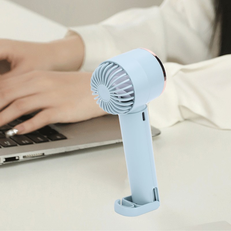 Semiconductor Refrigeration Hand Fan Digital Display Mini Handheld Fan with