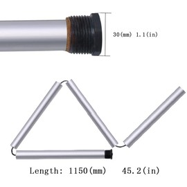 44 Inch Flexible Magnesium, Anode Rod for Rheem, Reliance, Richmond, Kenmore, State, GE RV Hot Water Heater Tank,3/4 NPT Thread