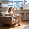 Desk Fan,13 Inch Portable Bladeless Fan, Small Quiet Office Fan