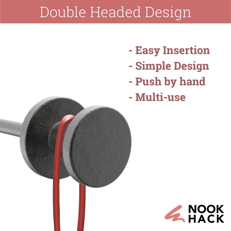 Double Headed Wall Pins for Hanging Pictures | 30 Decorative