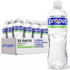Propel Kiwi Strawberry Zero Calorie Sports Water w/ Electrolytes, 16.9oz 12 Pack