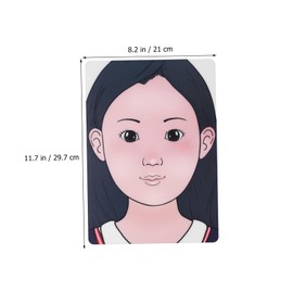 LIFKOME Reusable Face Paint Practice Board for Artists 1 Set Makeup Stencil Template Multi-Color Options for Beginners and Professionals Face Painting Supplies for Festivals and Events