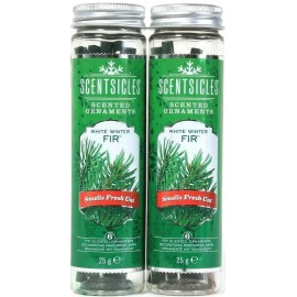 Scentsicles (2) Scentsicles White Winter Fir 6 Count Scented Ornaments Add To Trees Wreaths