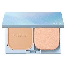 FASIO Airstay Powder Foundation Kit 410 Ochre Refill + Case SPF35 PA+++ Waterproof