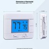 Upgraded Digital Non-Programmable Thermostat for Home 1 Heat/1 Cool Single