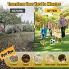 Rake for Leaves: Heavy Duty Metal Leaf Rake with 25