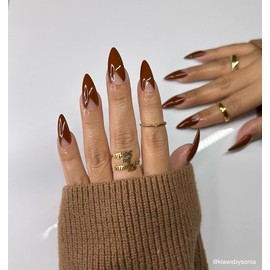 Twinkled T Gel Baby Gel Nail Polish - Long Lasting 15ml Soak Off LED UV Nail Lamp Gel Polish for Nail Art 0.5oz (Carbon Coffee)