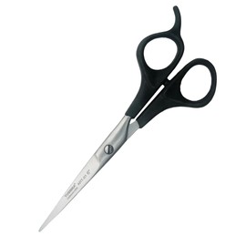 2 Tijeras Profesionales de Acero Inoxidable para Bigote y Barba | Tijeras para barbero, peluquero (2 TIJERAS MANGO PLASTICO)