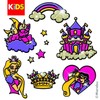 Marabu KiDS 306000000005 - KiDS Window Colour Set "Princess", 6