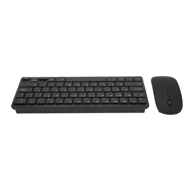 2.4G Wireless Keyboard Mouse Combo Ergonomic 64 Key Keyboard 3