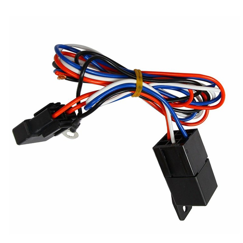 3/8 Inch Electric Cooling Fan Wire Harness Kit 185 On
