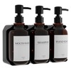 HCYWOC Shampoo and Conditioner Dispenser, Shower Soap Dispenser with 16