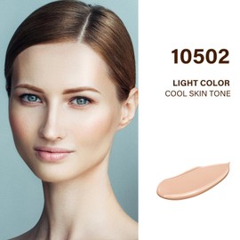 Soft Matte Complete Foundation Multi Function Longwear Pore Minimising Liquid Foundation with Nicotinamide Full Coverage Oilcontrol Light Weight Matte Finish Foundation for Oily Skin 10502, 1.34Fl Oz