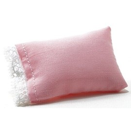Dollhouse Miniatures 1:12 Scale Pillow, Pink #IM65236