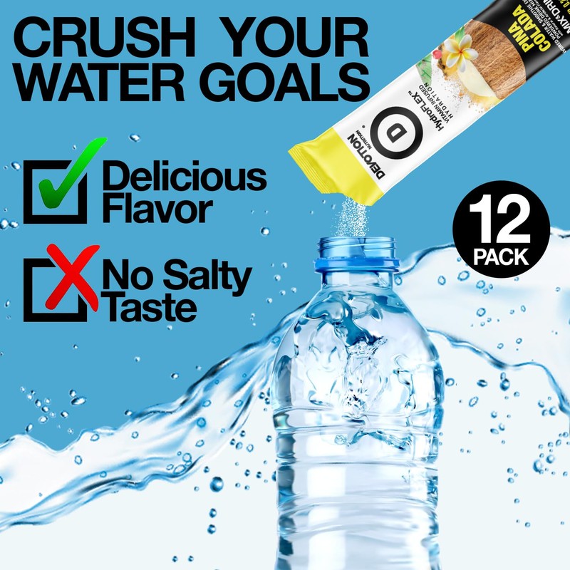 Devotion Nutrition HydroFLEX Water Flavoring Packets – Sugar-Free Hydration with
