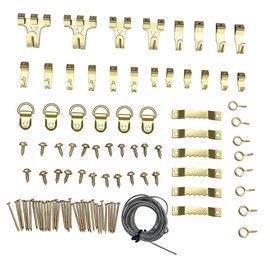 Hoement 1 Set Picture Hook Picture Hangers Mirror Hanging Hooks Nail Kit Heavy Duty Hanger Picture Hanging Kit Mirror Hooks Tool Kit Wall Mount Hooks Picture Hanger Kit Wall Hangers Iron