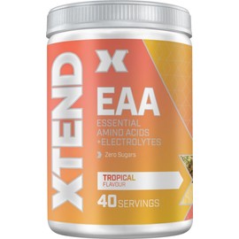 XTEND EAAs 40 servings for Hydration and Fitness Performance | Hydrate, Repair, Recover | 9 Essential Amino Acids + Added Electrolytes | Tropical