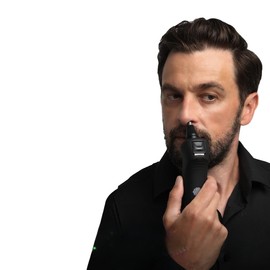 7-in-1 Beard Trimmer for Men – USB-C, Waterproof, LED Display Grooming Travel Kit with Case (Nose & Ear)