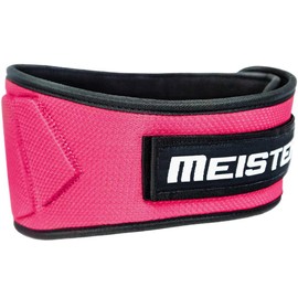Meister 6" Neoprene Weight Lifting Belt, pink