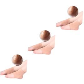 Baluue 3pcs Heel Protection Cushion Sleeve Moisturizing Foot Sleeve for Blister Achilles Support Comfortable for Everyday Wear