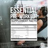 Raw cbum essential pre workout pre entrenamiento 30 servicios sabor