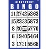 MaxiAids Giant Print Bingo Card- Blue