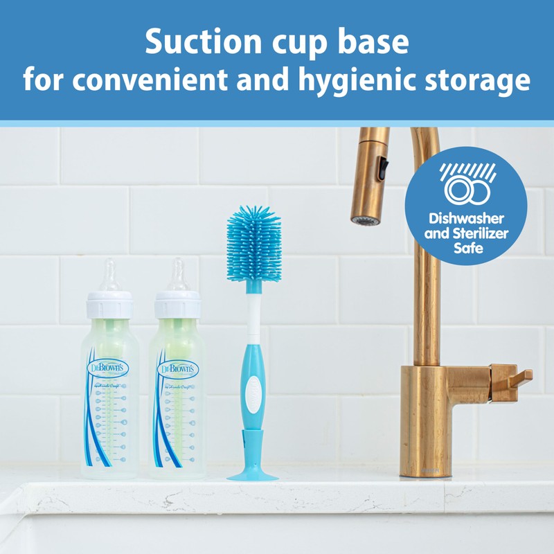 Dr. Brown's Soft Touch No Scratch Baby Bottle Cleaning Brush