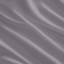 Yorkshire Bedding Single Flat Sheet 100% Egyptian Cotton 200 Thread Count Breathable and Fade Resistant Hotel Quality Grey Bed Sheets (175 cm x 275 cm)