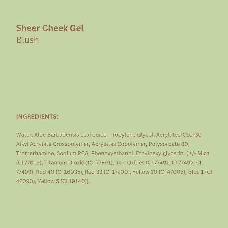 Pixi Sheer Cheek Gel, No.4 Flushed, 0.53 oz by Pixi
