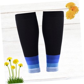 Kisangel Elastic Calf Compression Sleeve Breathable Sports Compression Socks for Running Cycling and Fitness Calf Guard for Enhanced Circulation and Reduced Fatigue