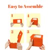 Bakepacker 36pcs 8x8x5 Inches Cake Boxes with Window 18-Packs Orange