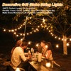 200ft(100 * 2) Outdoor G40 LED Globe String Lights Dimmable