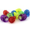 C&H Solutions Novelty 48 ct Flashing LED Bumpy Rings Blinking