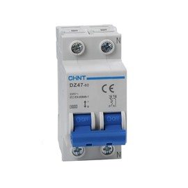 Interruttore Magnetotermico DIN 1P+N 10A 4500ka 2M Chint 41221 Curva C 186205