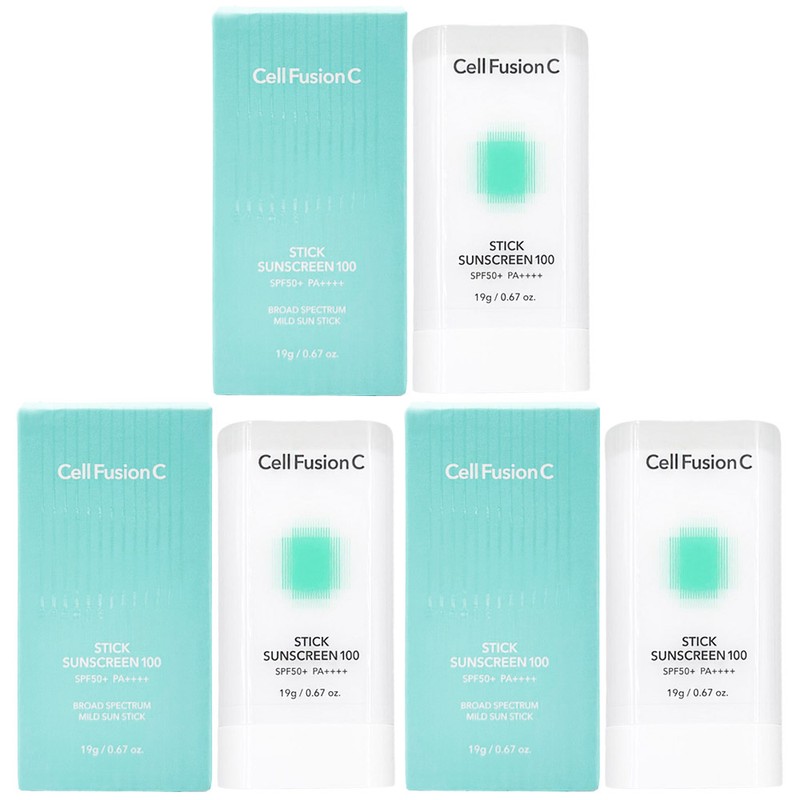 Cell Fusion C Stick Sunscreen 19g x3 SPF50+ Cool Sun
