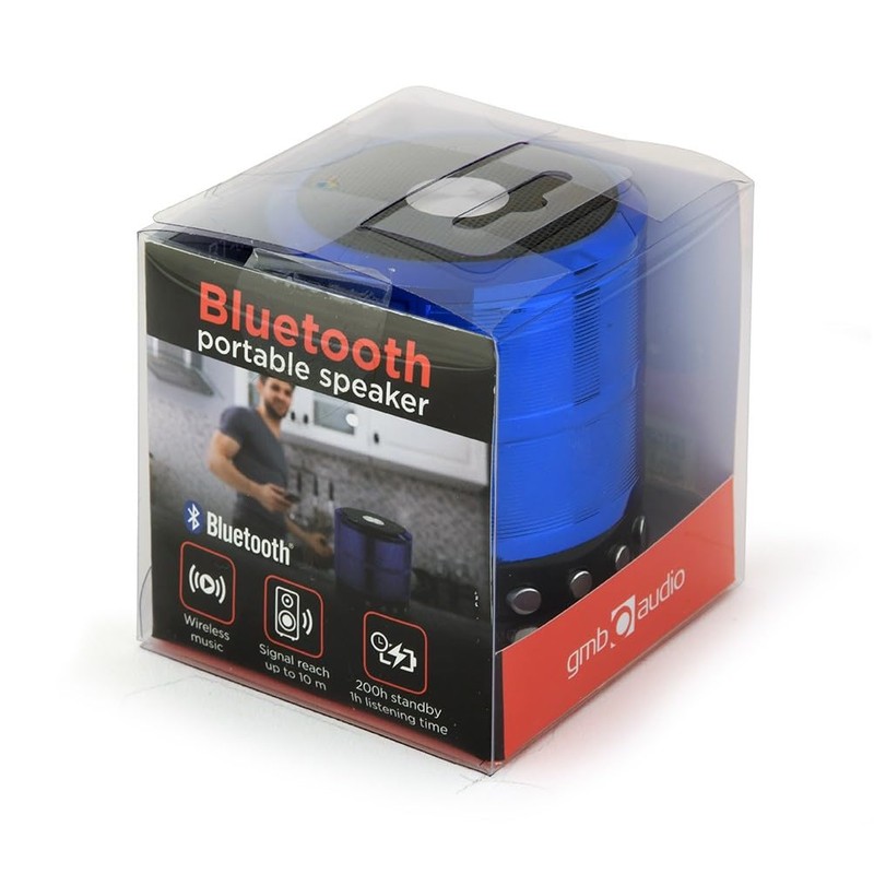 GEMBIRD Portable Bluetooth Speaker Blue