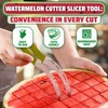 Stainless Steel Watermelon Slicer Cutter Tool – Easy Grip Durable
