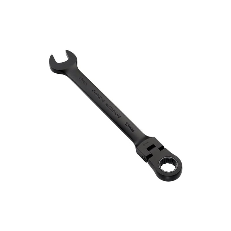 Draper 03919 Expert HI-TORQ Metric Flexible Head Ratchet Combination Spanner,