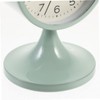 GRIRIW Elegant Silent: Vintage Round Alarm Clock Bedroom Table Clock