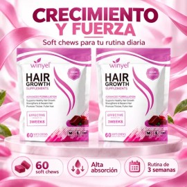 Suplemento Para El Cabello 2 Frascos