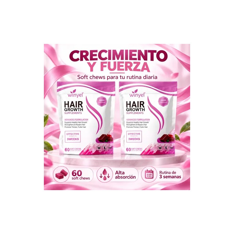 Suplemento Para El Cabello 2 Frascos