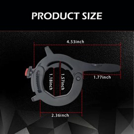 Bawkars Motorcycle Cruise Control, Throttle Lock Cruise Control Assist, Throttle with Cruise Control Button, Universal for Most Motorcycles and Electric Vehicles (Black)