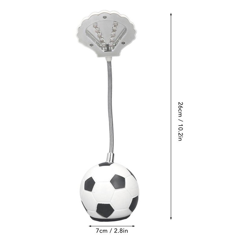 Miniature LED Table Lamp Soccer Desk Lamp Soccer Base Seashell