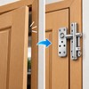 360-Degree Rotating Stainless Steel Hidden Door Hinges – Heavy-Duty Invisible