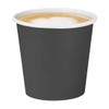 Fiesta Recyclable Hot Cup Single Wall Black, 6 oz, Sleeve