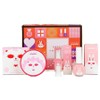 Recipe Box Children's Cosmetics B Gift Set, 1 Set, Nail Polish Cherry Blossom + Sun Cushion + Lipstick Baby Pink + Gift Box / 레시피박스 어린이 화장품 B 선물세트, 1세트, 매니큐어 체리블라썸 + 선쿠션 + 립스틱 베이비 핑크 + 선물박스