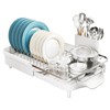 Dish Drying Rack, Expandable Dish Rack for Kitchen Counter, Stainless