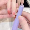3 Pcs Silicone Nail Brush,Pink Purple Blue Multifunction Nail Art