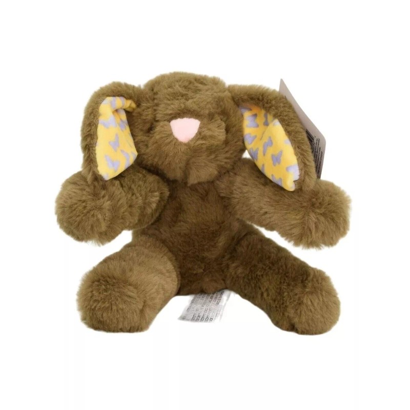 Animal Adventure Plush Stuffed Animal Brown Bunny Rabbit Butterflies Raina